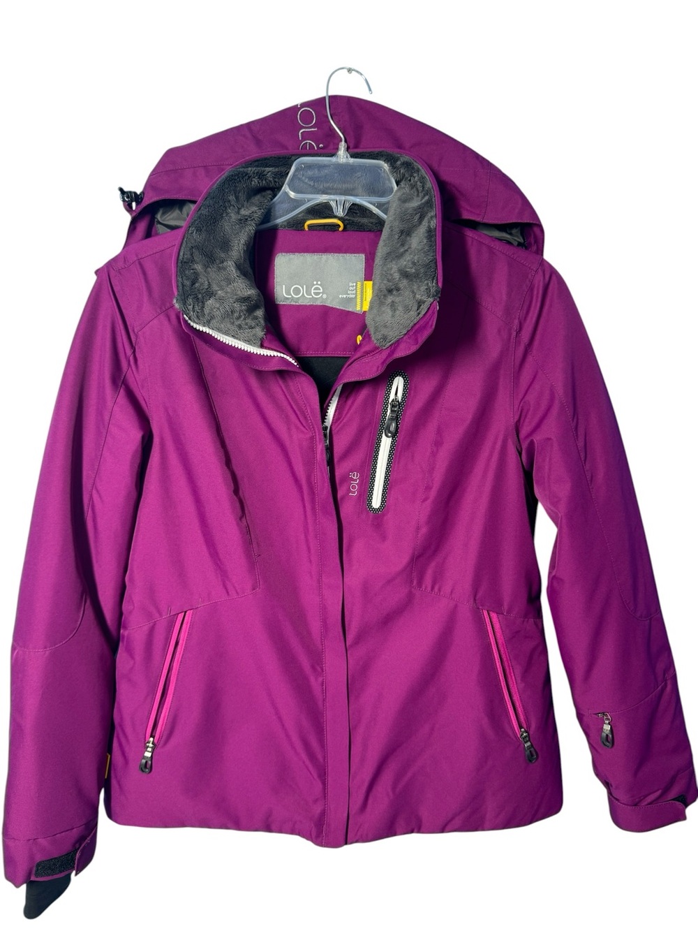 Lole Women's Winter Ski Snow Jacket, Purple, Size L (10-12) - Picture 3 of 8
